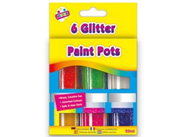 Art Box 6 Glitter Paints