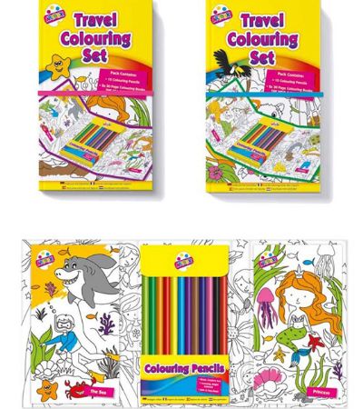 Art Box Travel Colouring Set